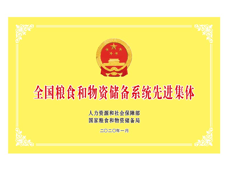 全國(guó)糧食和物資儲(chǔ)備系統(tǒng)先進(jìn)集體